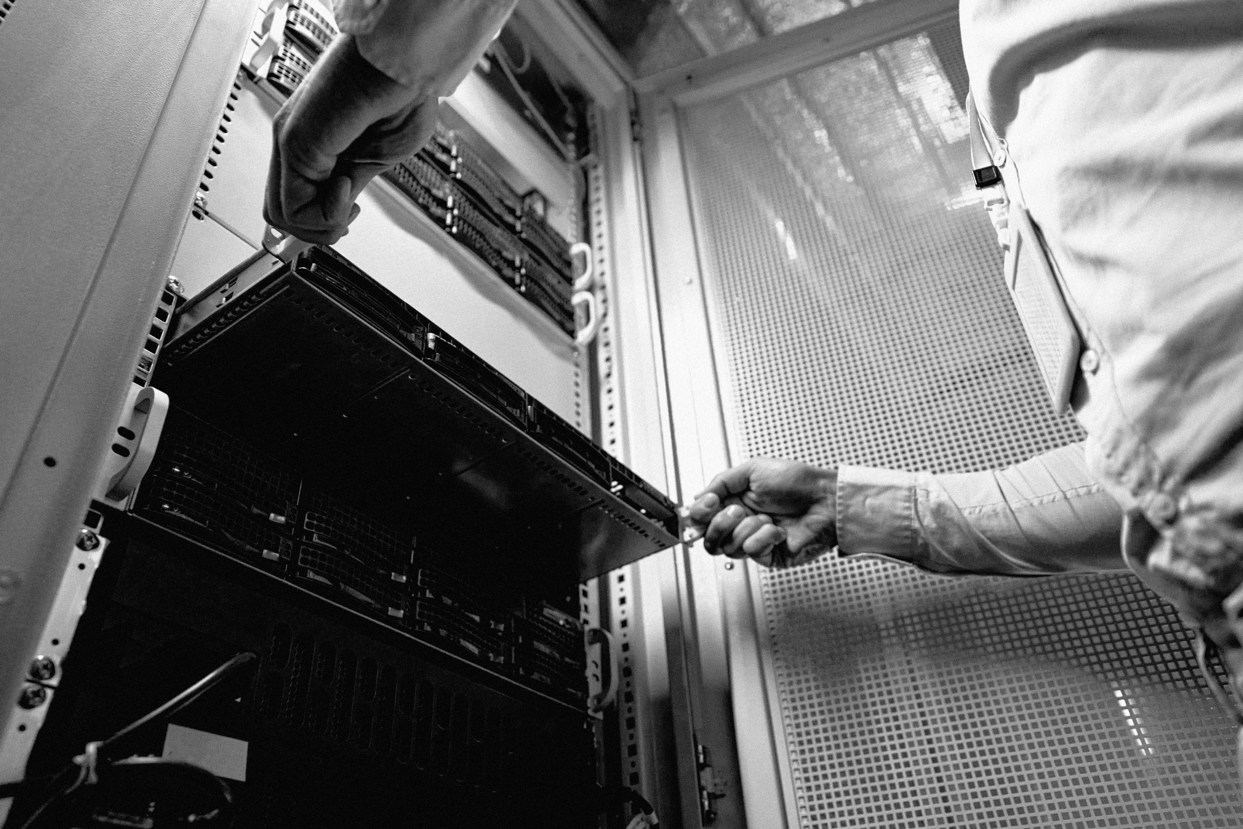 Inside a data center